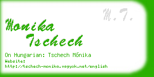 monika tschech business card