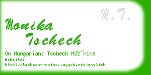 monika tschech business card